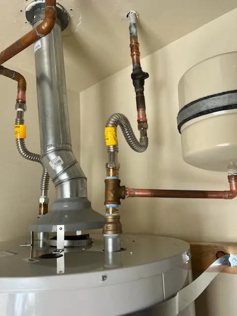 Water heater installation and plumbing repair in Colver