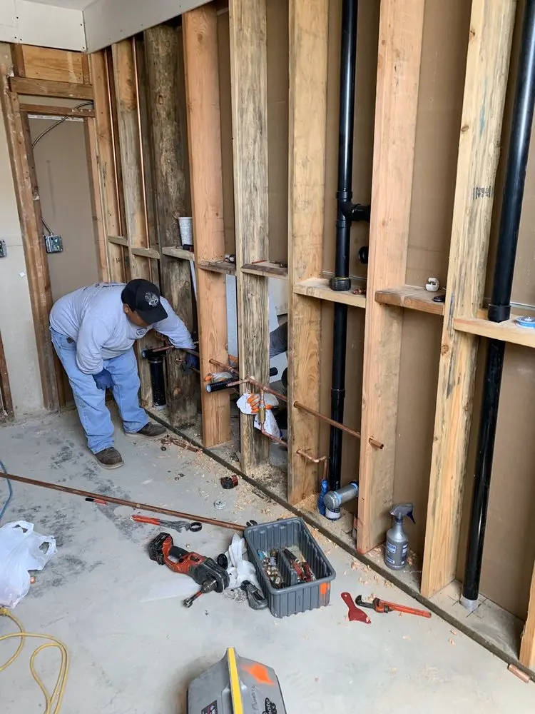Commercial rough-in plumbing for Gas Line Repair in Colver